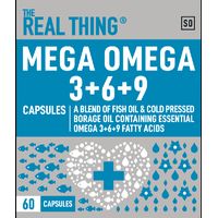 The Real Thing Mega Omega 3+6+9 Capsules